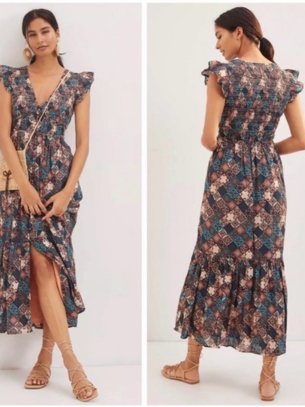 Anthropologie The Peregrine Midi Dress